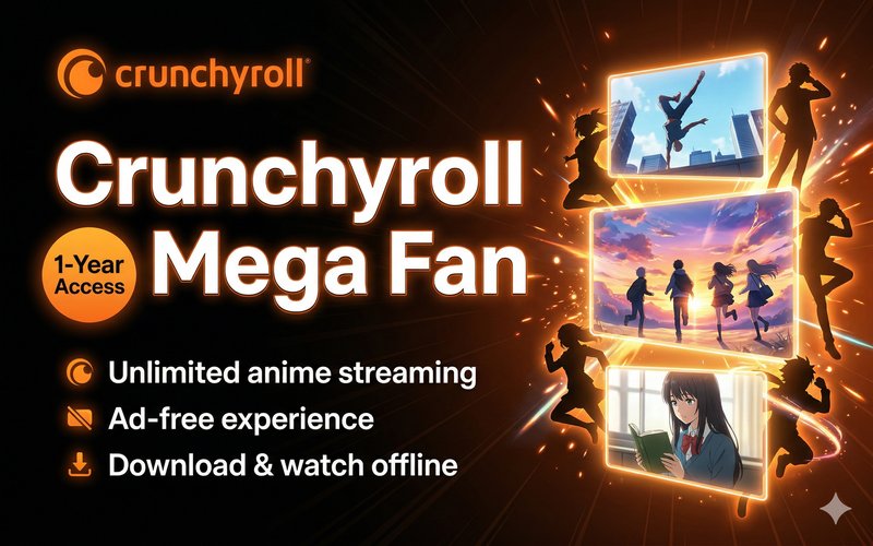 Crunchyroll MegaFan 1 Year